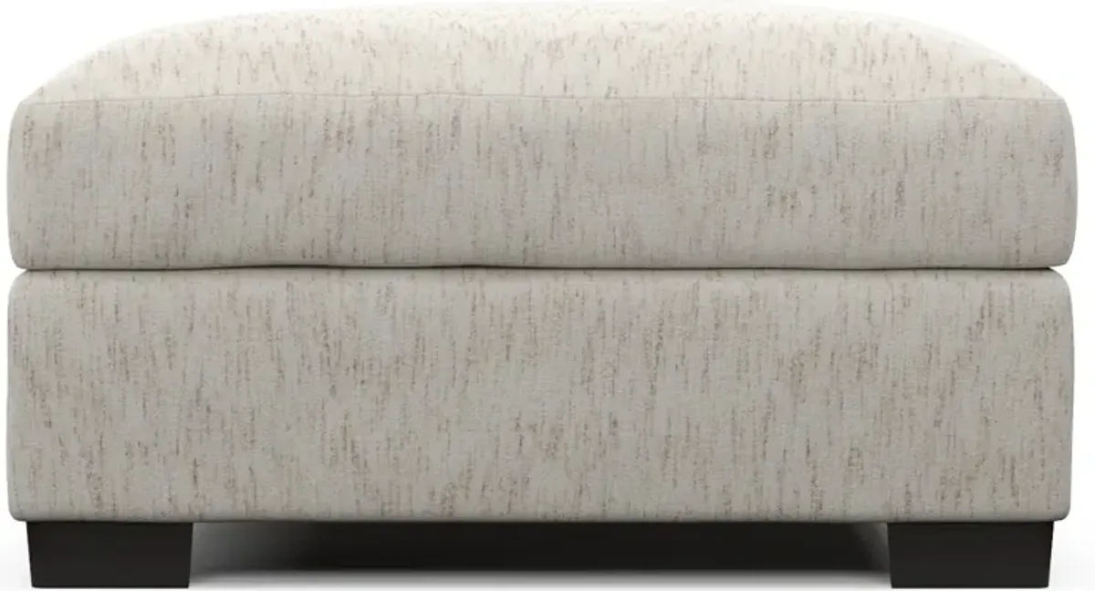 Beckham Foam Comfort Ottoman - P.T. Cream