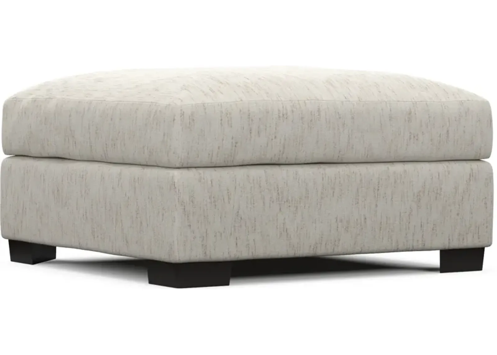 Beckham Foam Comfort Ottoman - P.T. Cream