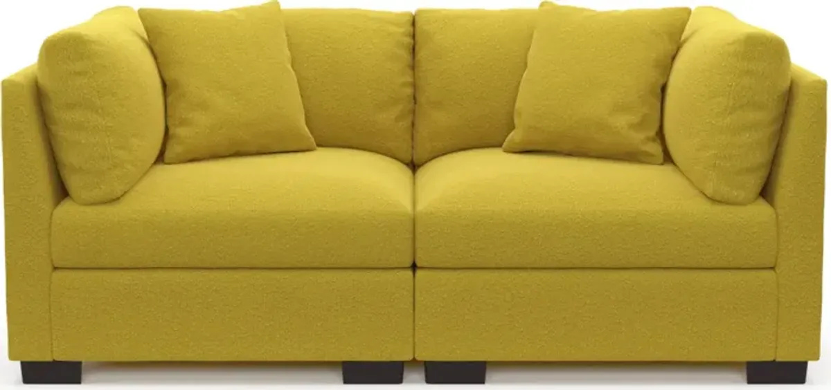 Beckham Foam Comfort 2-Piece Sofa - Bloke Goldenrod