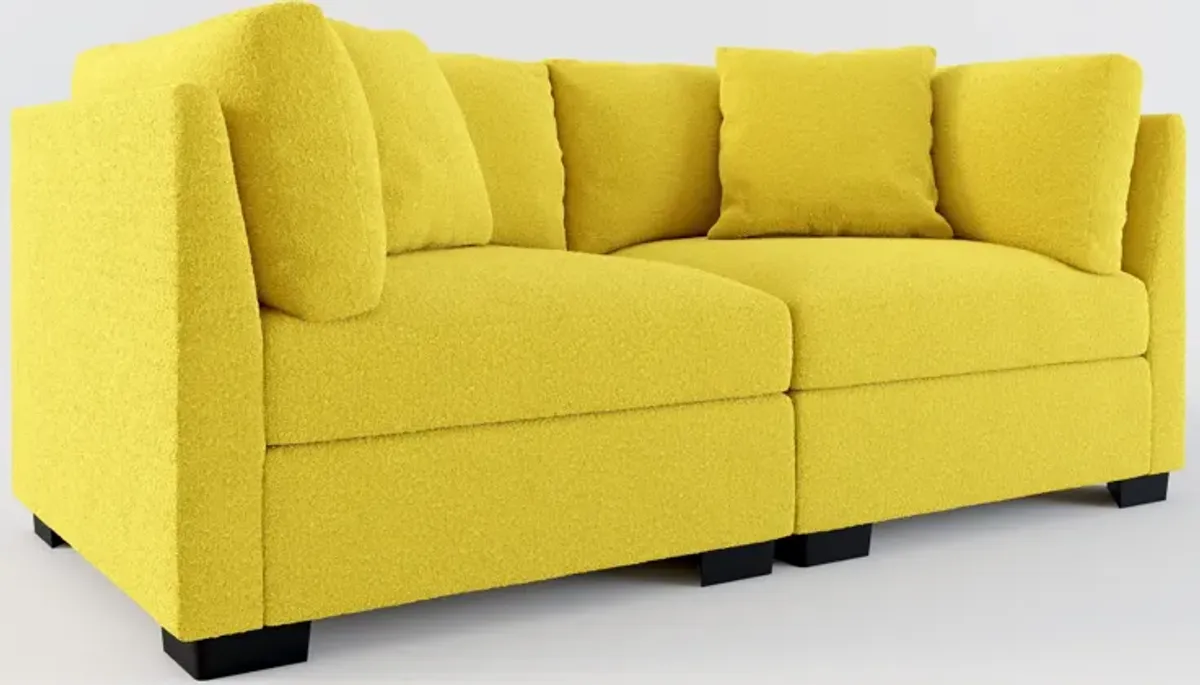 Beckham Foam Comfort 2-Piece Sofa - Bloke Goldenrod