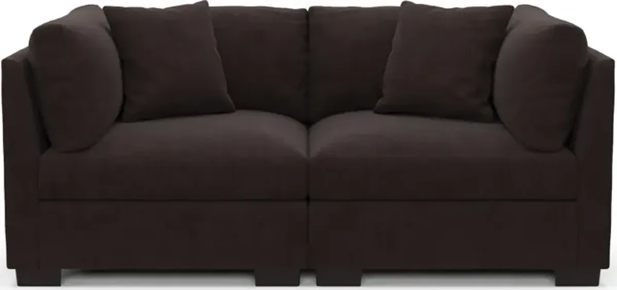 Beckham Foam Comfort 2-Piece Sofa - Merrimac Dark Brown