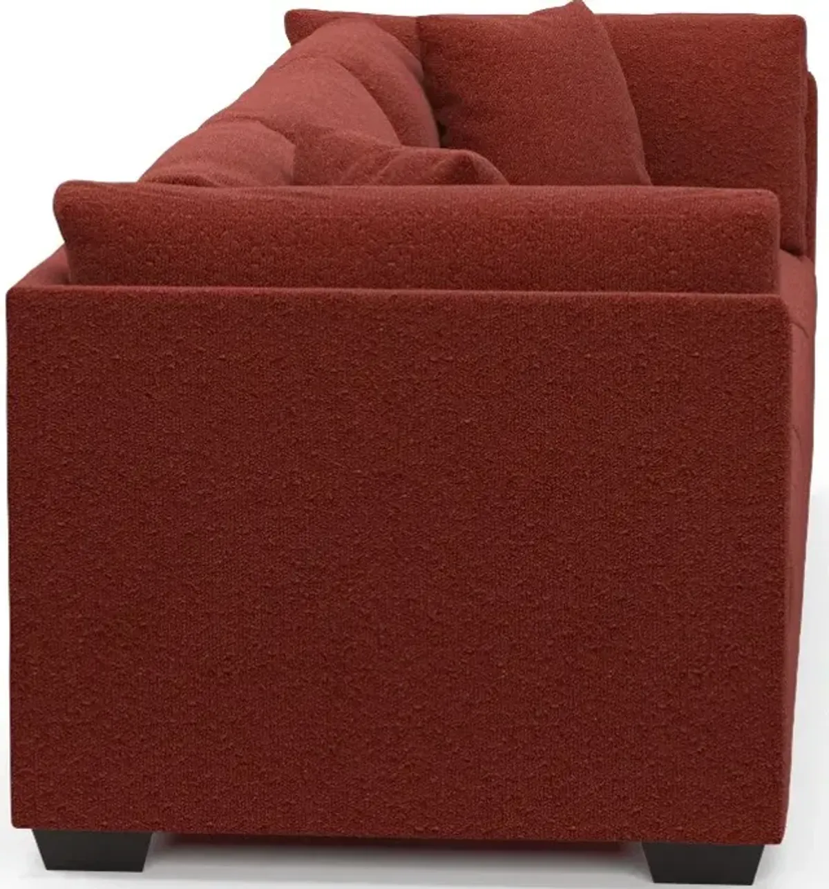 Beckham Foam Comfort 3-Piece Sofa - Bloke Brick