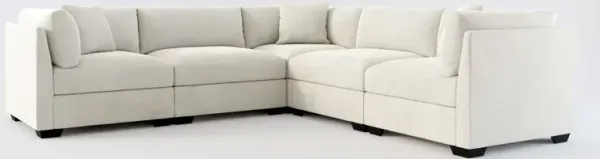 Beckham Foam Comfort 5-Piece Sectional - Laurent Beach