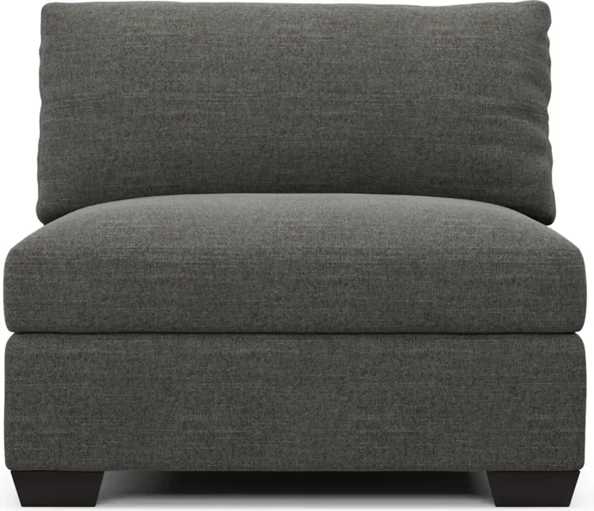 Beckham Hybrid Comfort Armless Chair - Curious Charcoal