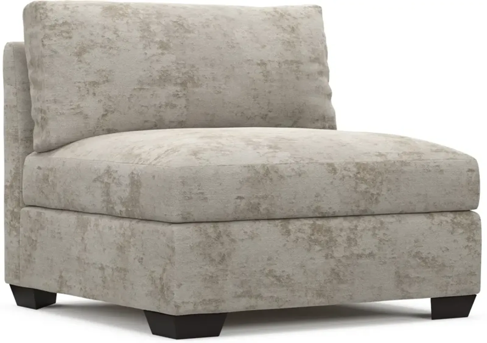 Beckham Hybrid Comfort Armless Chair - Hearth Cement