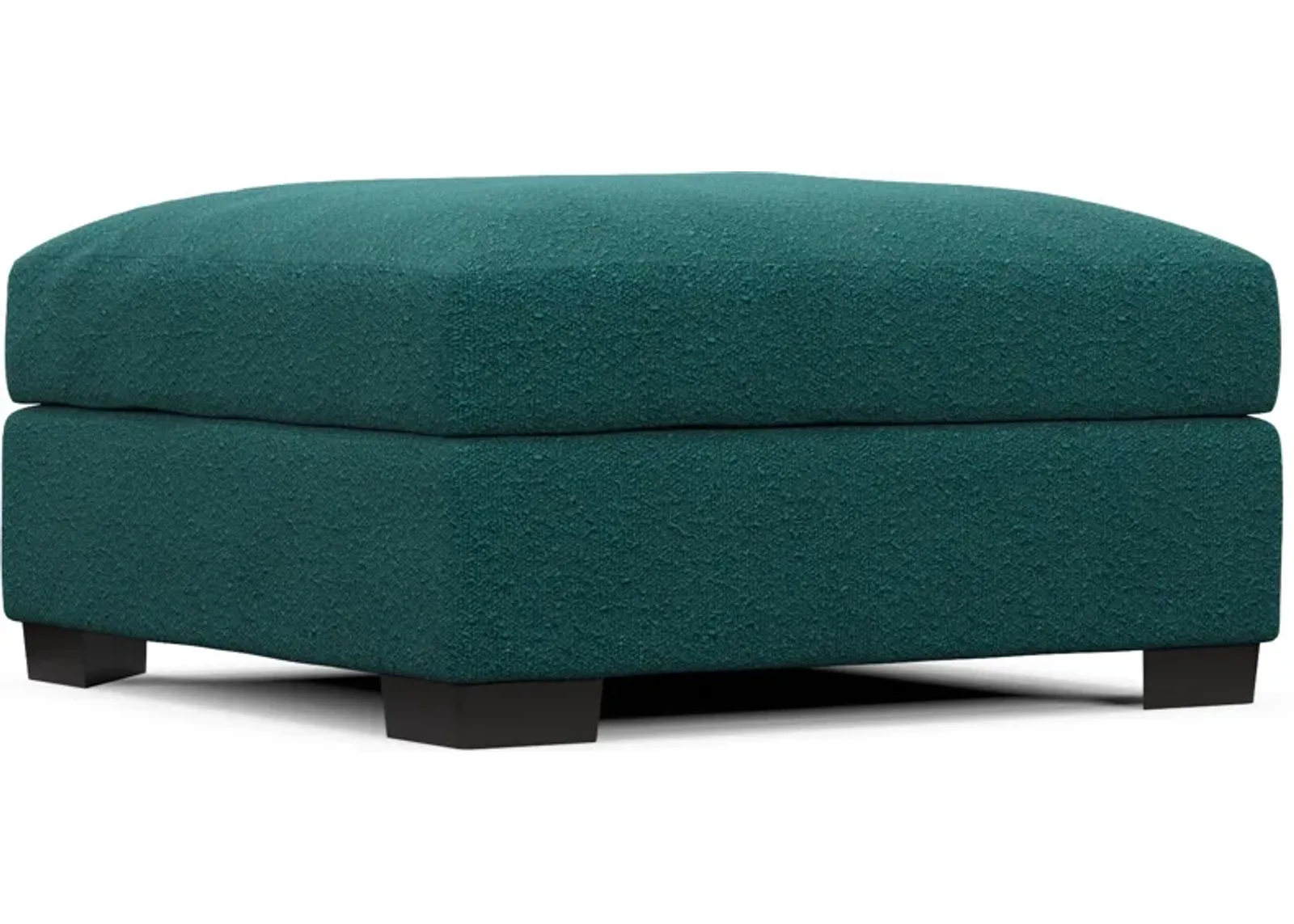 Beckham Hybrid Comfort Ottoman - Bloke Peacock