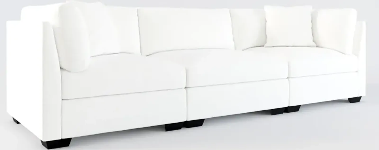 Beckham Hybrid Comfort 3-Piece Sofa - Contessa Vanilla