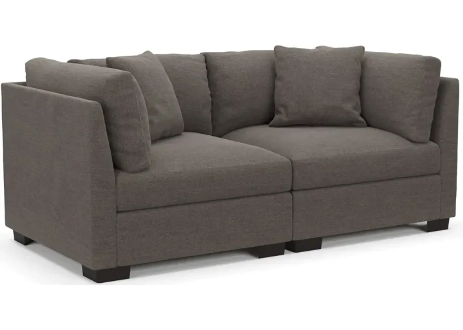 Beckham Foam Comfort 2-Piece Sofa - Presidio Steel