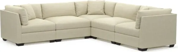 Beckham Foam Comfort 5-Piece Sectional - Bridger Shell