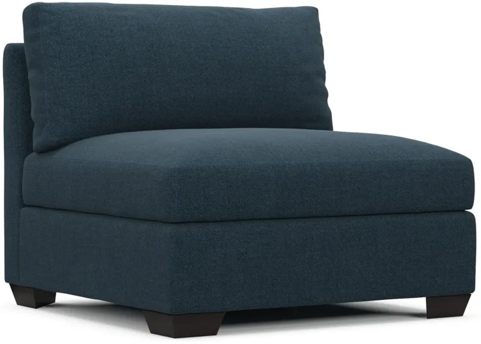 Beckham Hybrid Comfort Armless Chair - Broderick Indigo