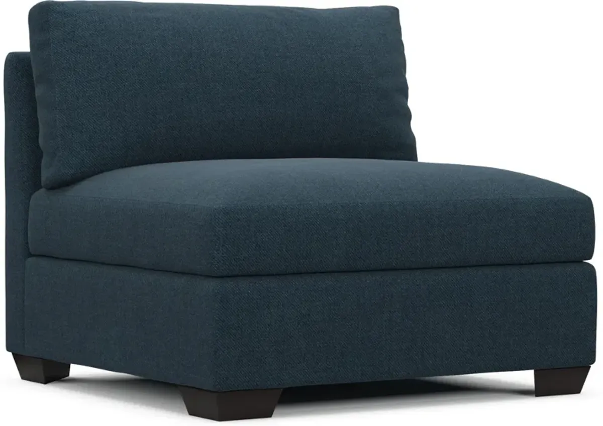 Beckham Hybrid Comfort Armless Chair - Broderick Indigo