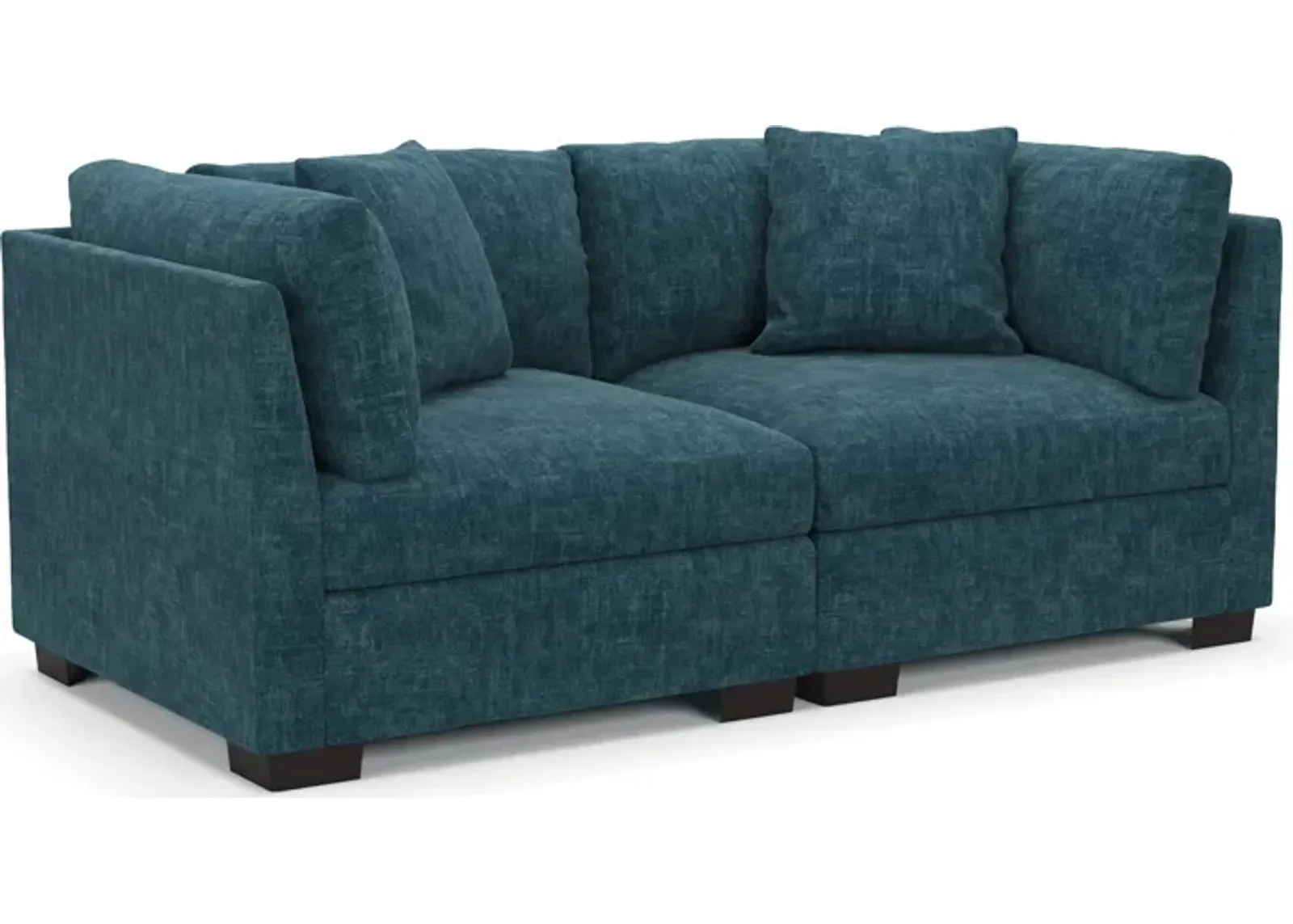 Beckham Hybrid Comfort 2-Piece Sofa - Argo Tropic