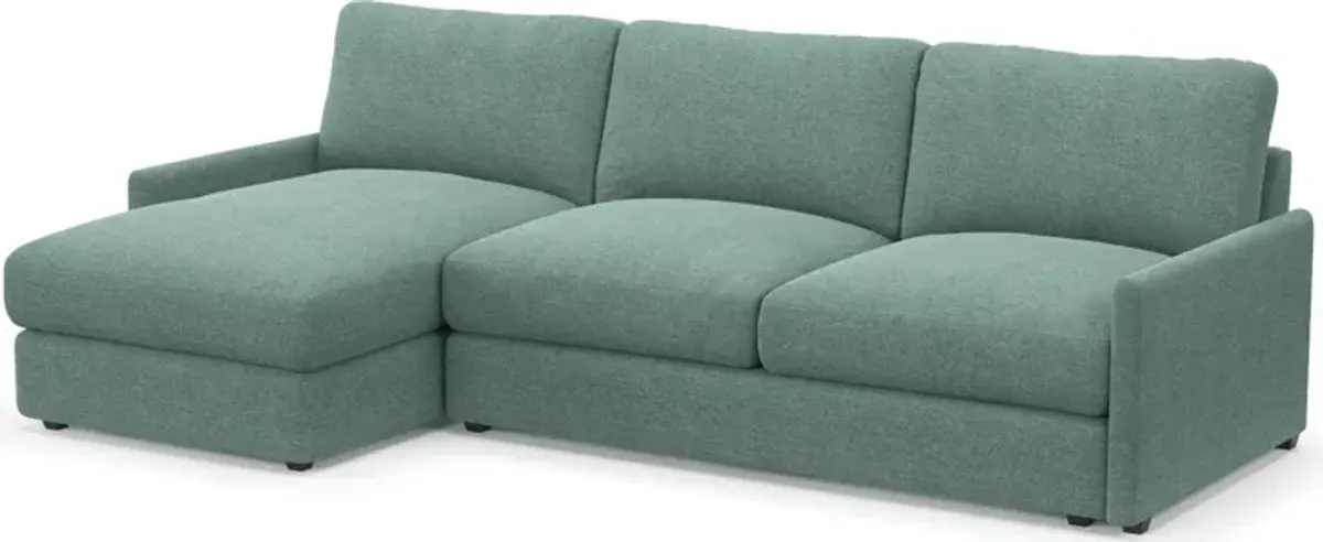 Jasper Hybrid Comfort Eco Performance 2-Piece Sectional - Bridger Jade