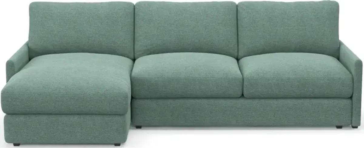 Jasper Hybrid Comfort Eco Performance 2-Piece Sectional - Bridger Jade