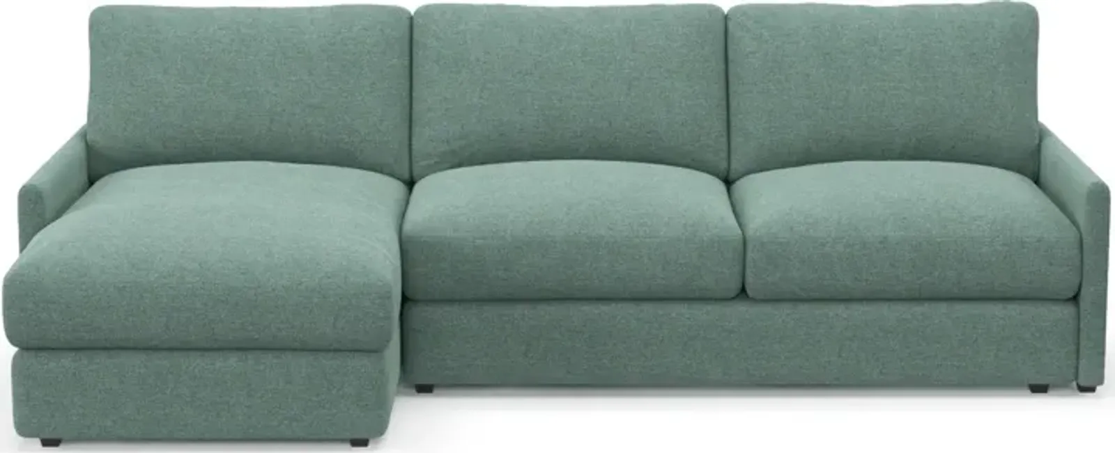 Jasper Hybrid Comfort Eco Performance 2-Piece Sectional - Bridger Jade