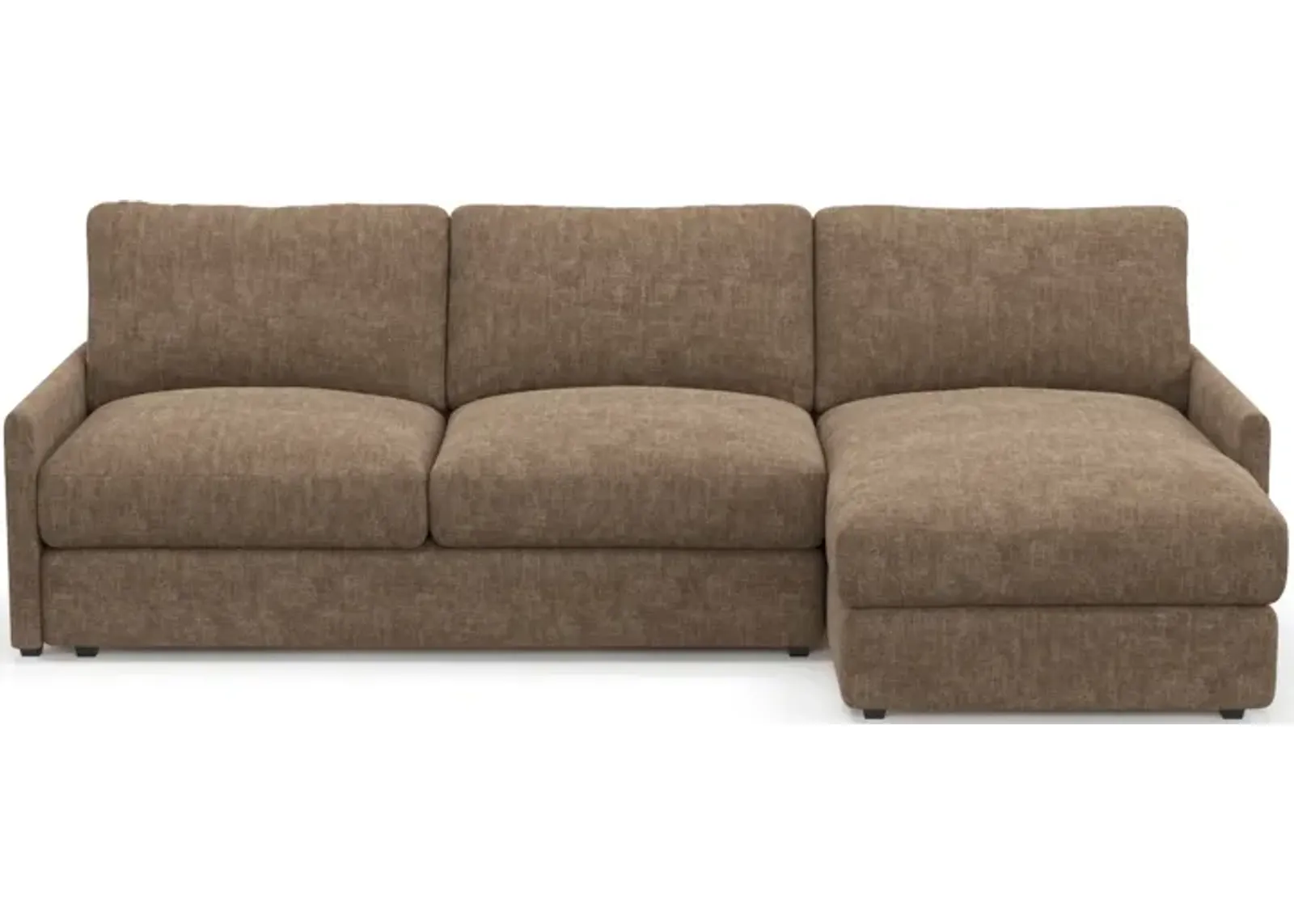 Jasper Foam Comfort Eco Performance 2-Piece Sectional - Argo Java