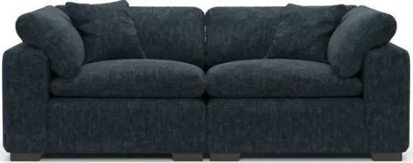 Plush Feathered Comfort Eco Performance 2-Piece Sofa - Argo Navy