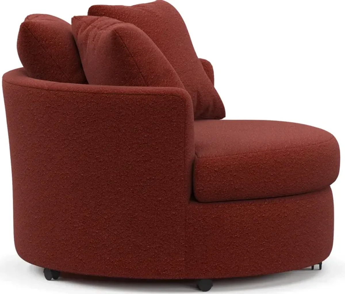 Orren Swivel Accent Chair - Bloke Brick