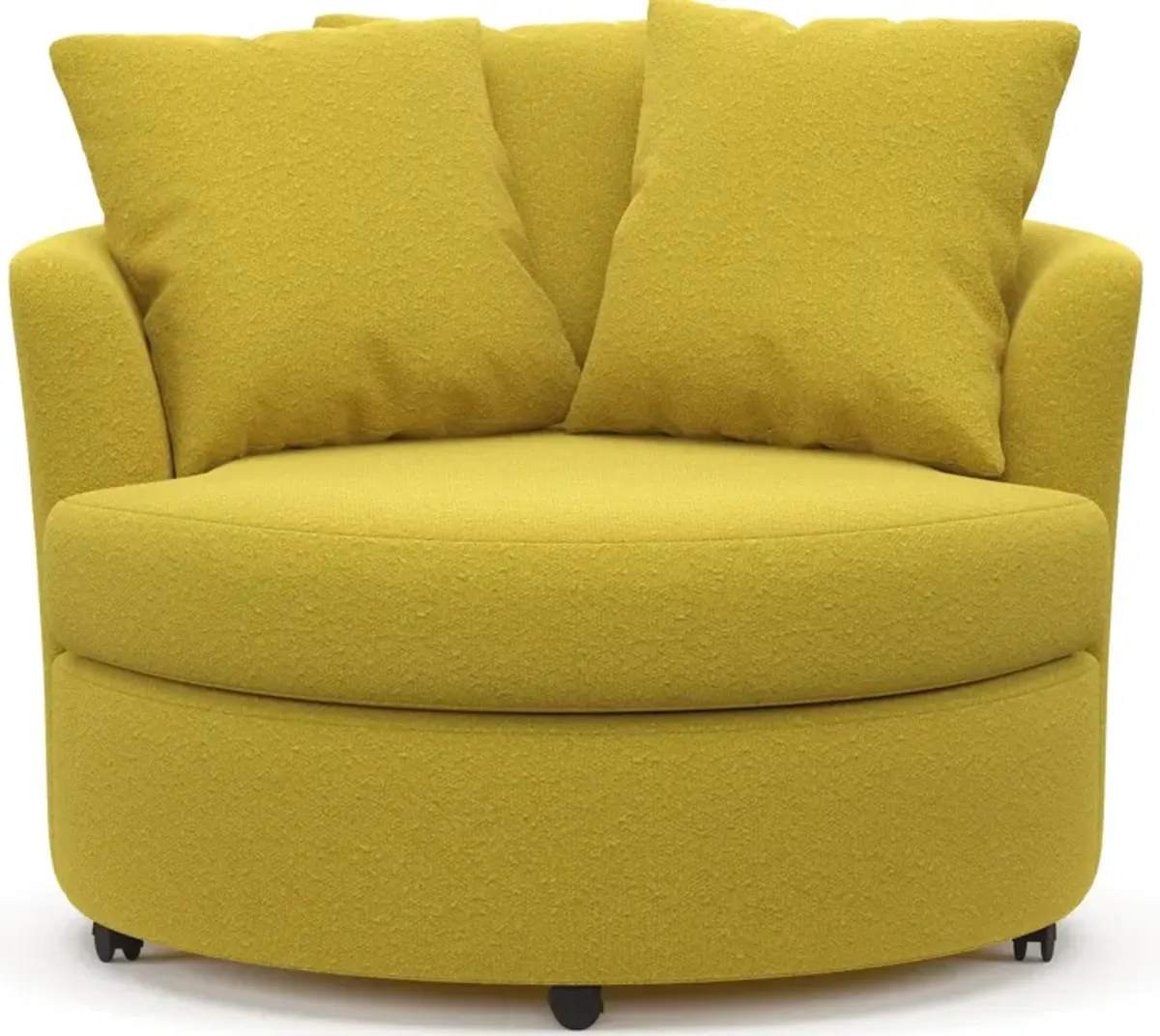 Orren Swivel Accent Chair - Bloke Goldenrod