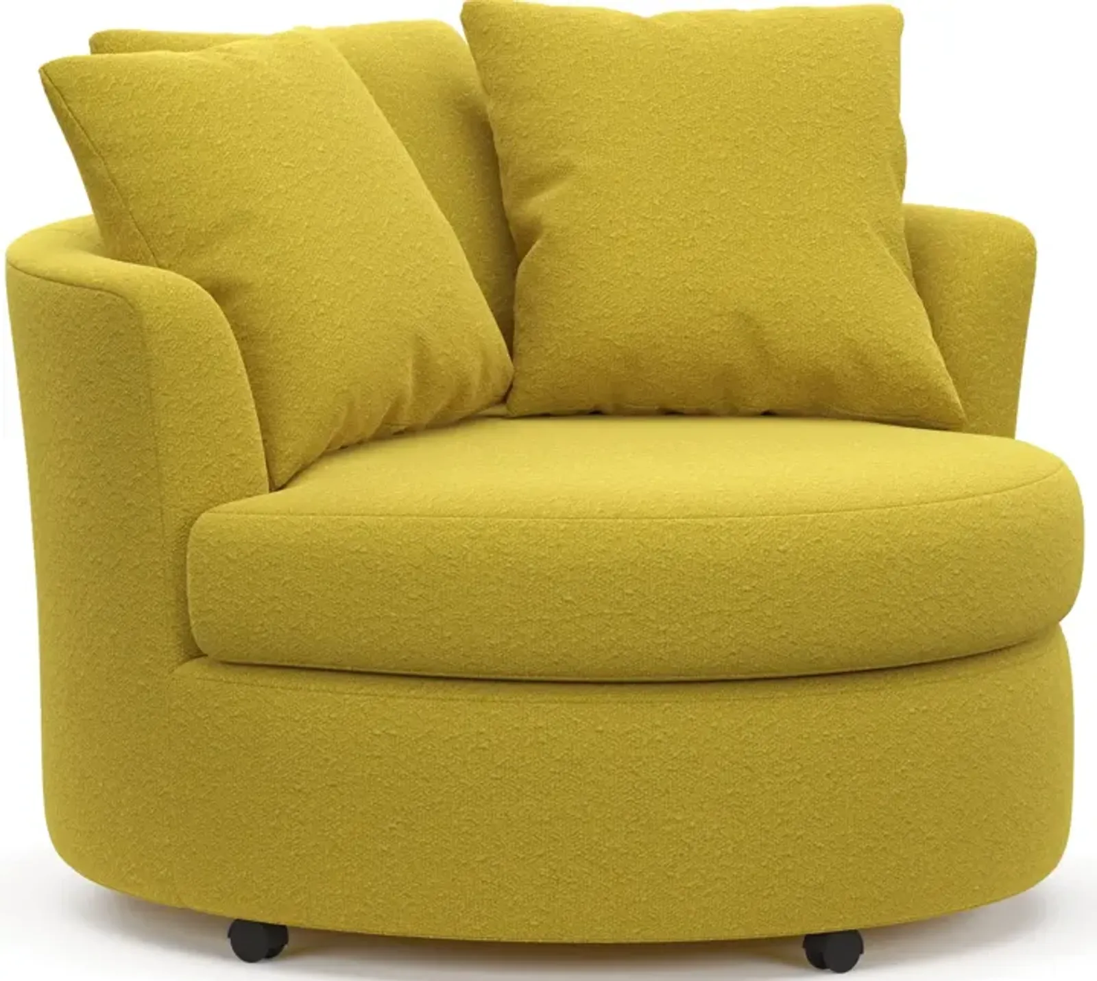 Orren Swivel Accent Chair - Bloke Goldenrod