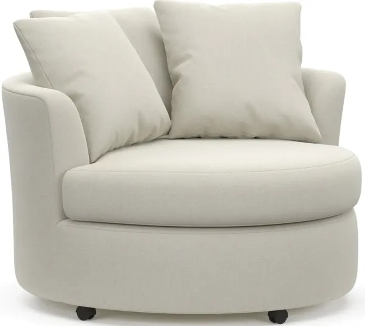 Orren Swivel Accent Chair - Anders Ivory