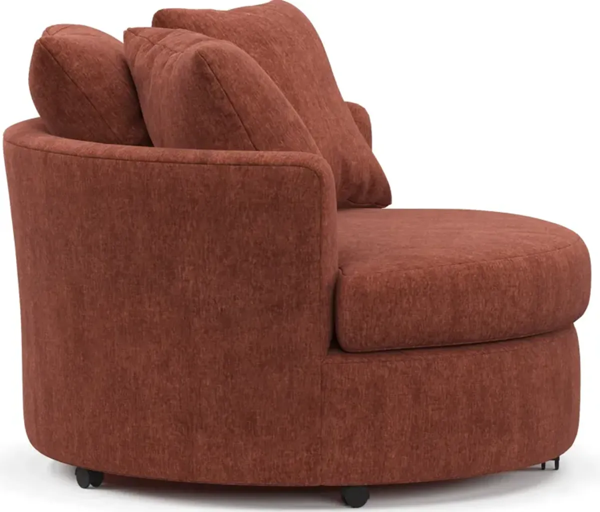 Orren Swivel Accent Chair - Contessa Paprika