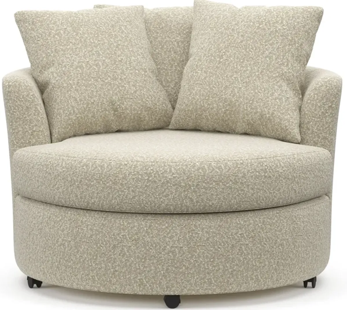 Orren Swivel Accent Chair - Bloke Cotton