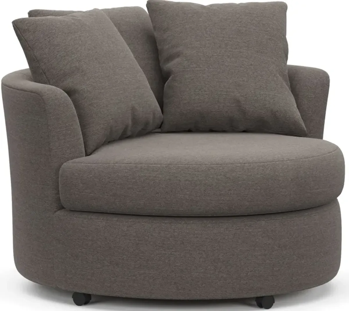 Orren Eco Performance Swivel Accent Chair - Presidio Steel