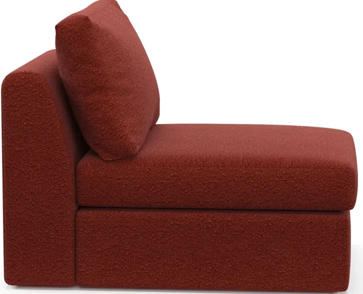 Collin Foam Comfort Armless Chair - Bloke Brick