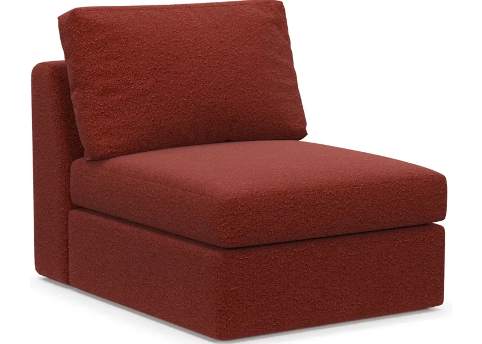 Collin Foam Comfort Armless Chair - Bloke Brick