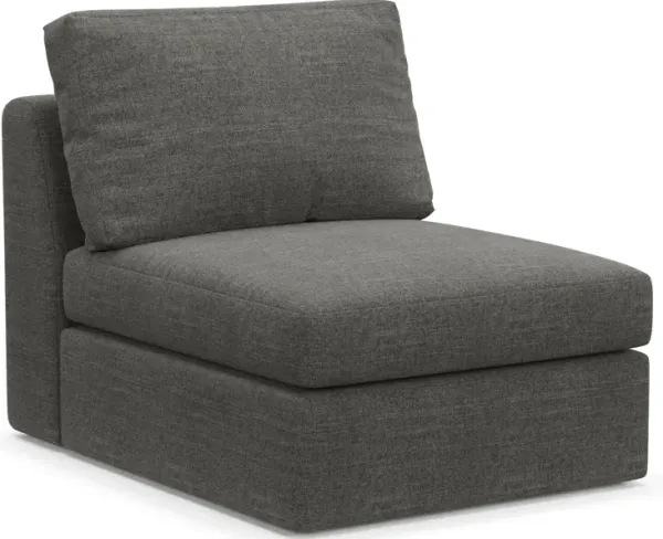 Collin Foam Comfort Armless Chair - Curious Charcoal