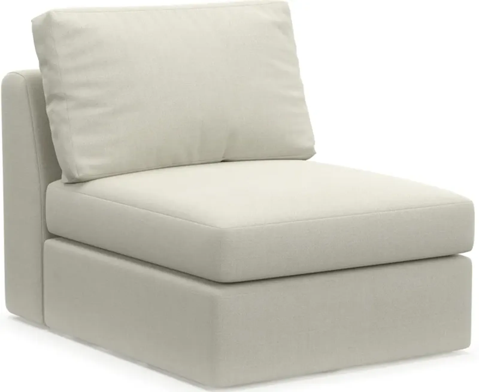 Collin Foam Comfort Armless Chair - Anders Ivory