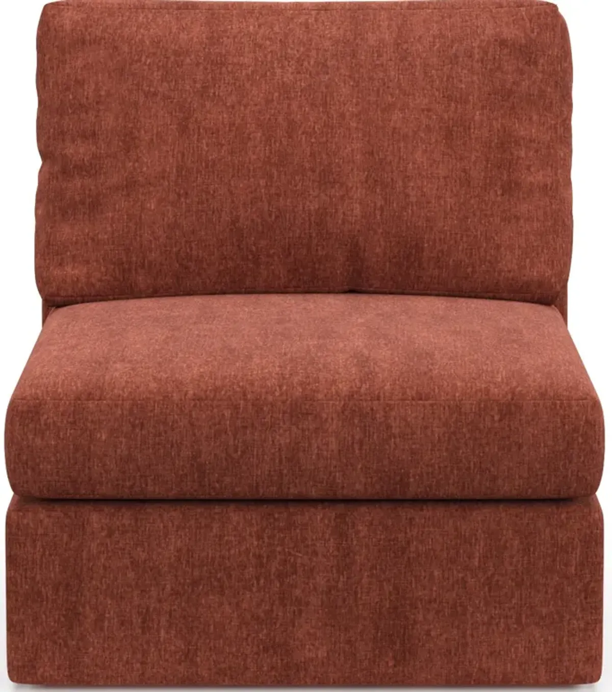 Collin Hybrid Comfort Armless Chair - Contessa Paprika