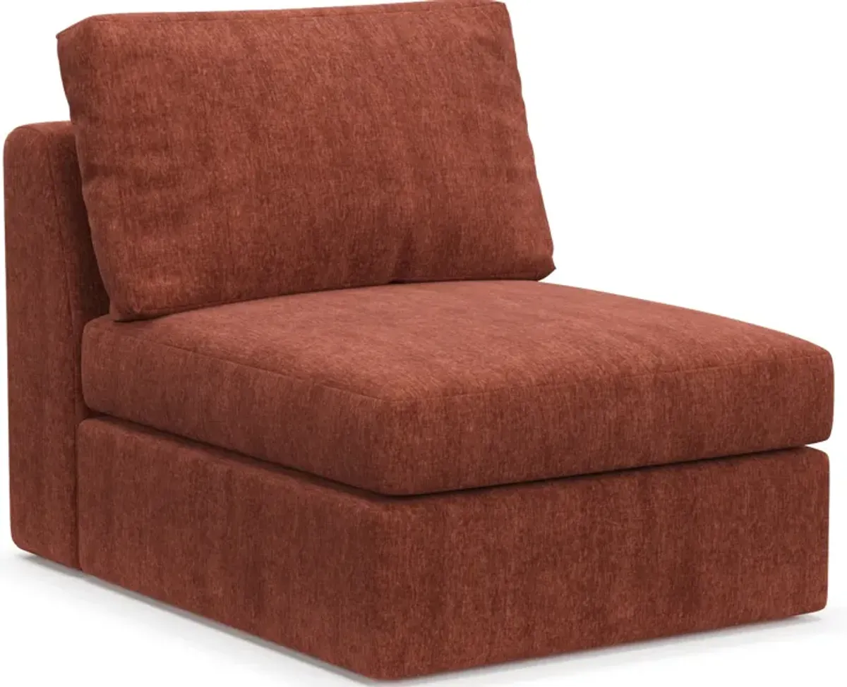 Collin Hybrid Comfort Armless Chair - Contessa Paprika