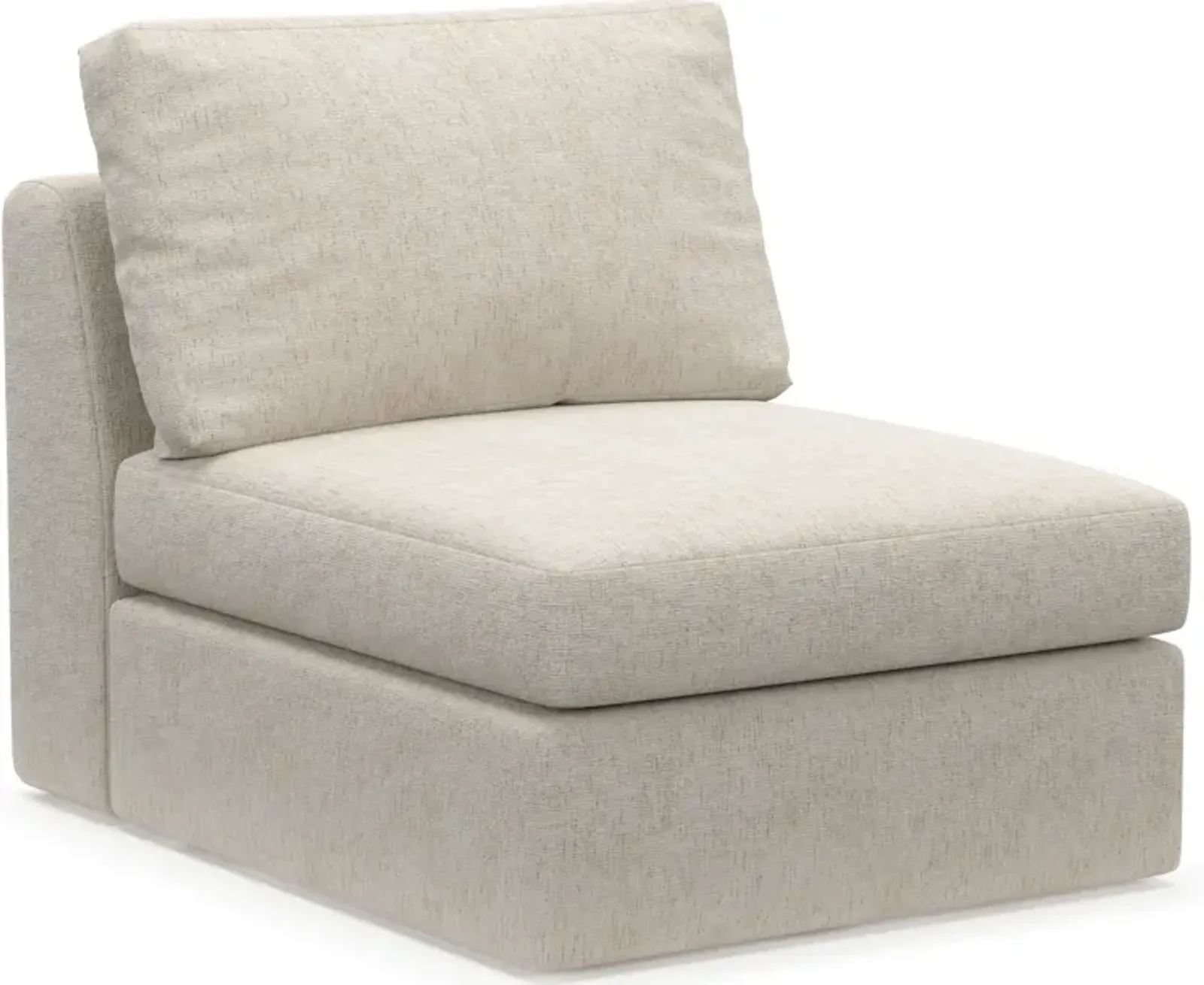 Collin Hybrid Comfort Armless Chair - M Ivory