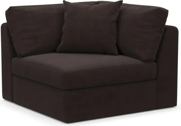 Collin Foam Comfort Corner Chair - Merrimac Dark Brown