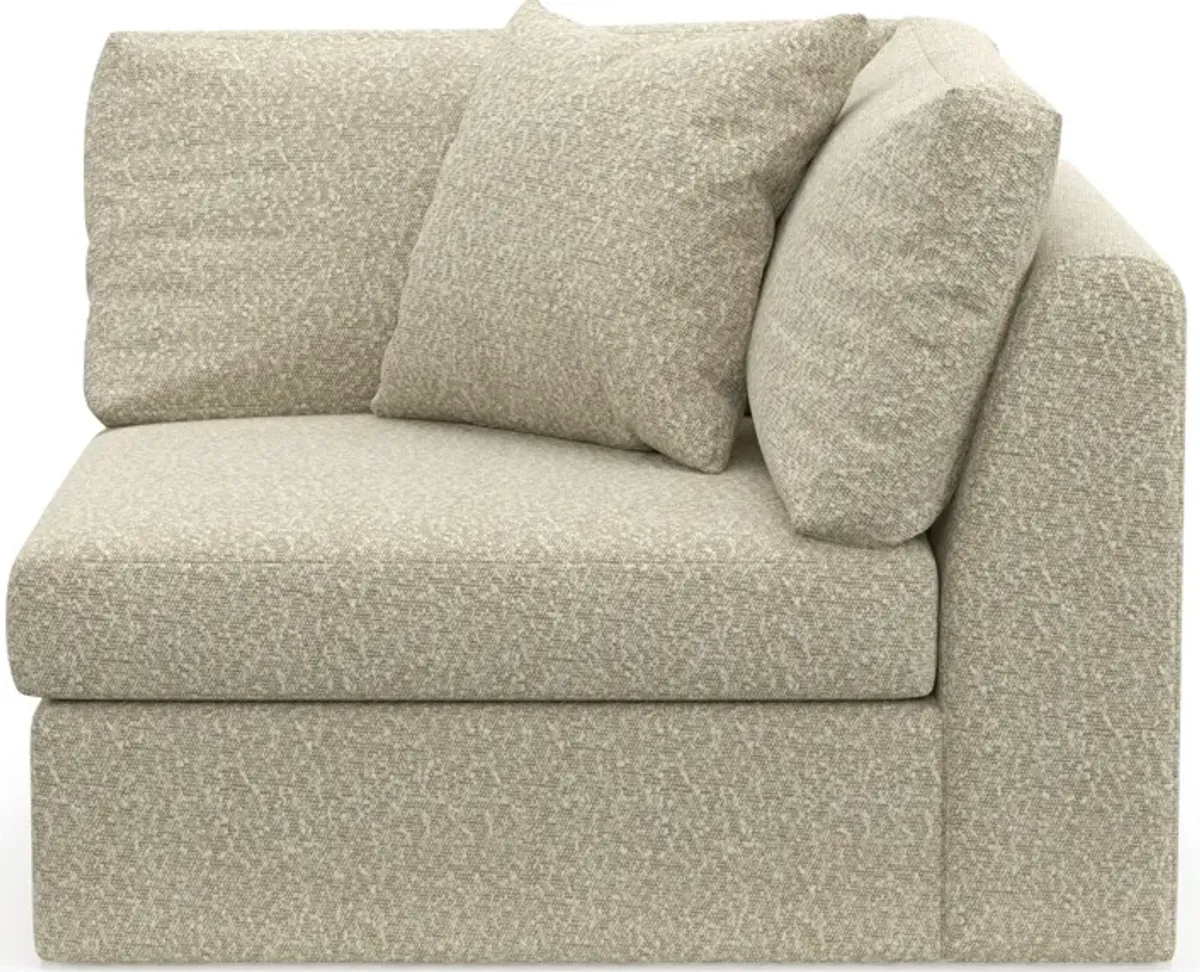 Collin Foam Comfort Corner Chair - Bloke Cotton