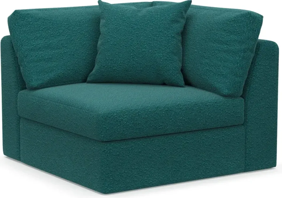 Collin Hybrid Comfort Corner Chair - Bloke Peacock