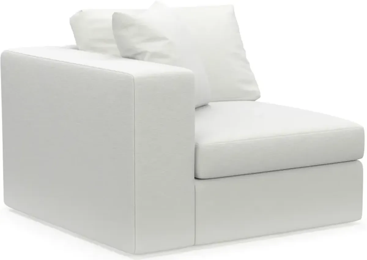 Collin Foam Comfort Left Arm Facing Chair - Contessa Vanilla