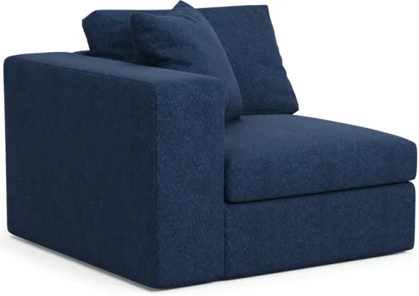 Collin Foam Comfort Left-Facing Chair - Oslo Navy