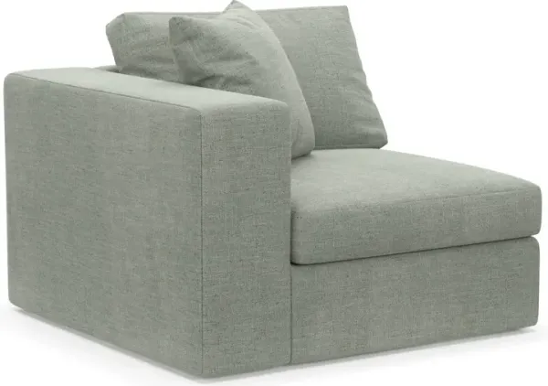 Collin Foam Comfort Left-Facing Chair - Oslo Snow
