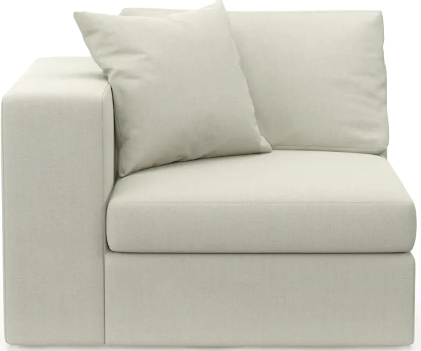 Collin Foam Comfort Left-Facing Chair - Anders Ivory