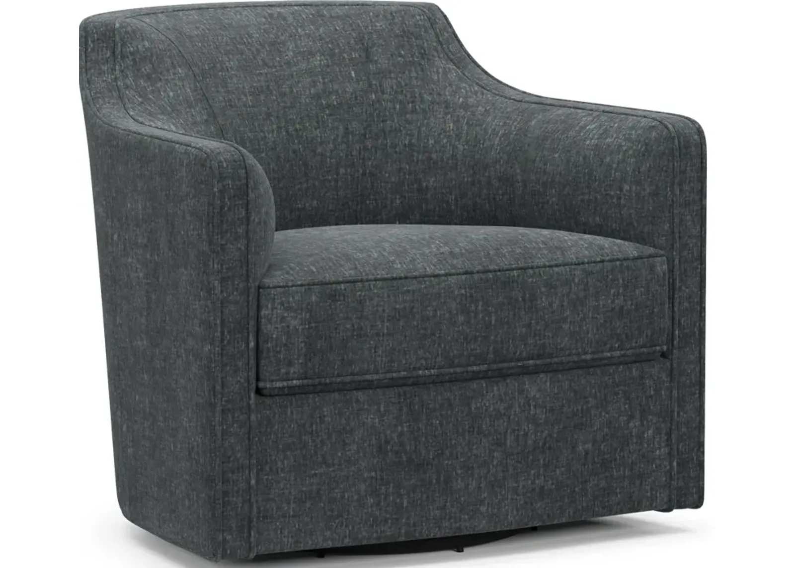 Tegan Accent Swivel Chair - Contessa Shadow