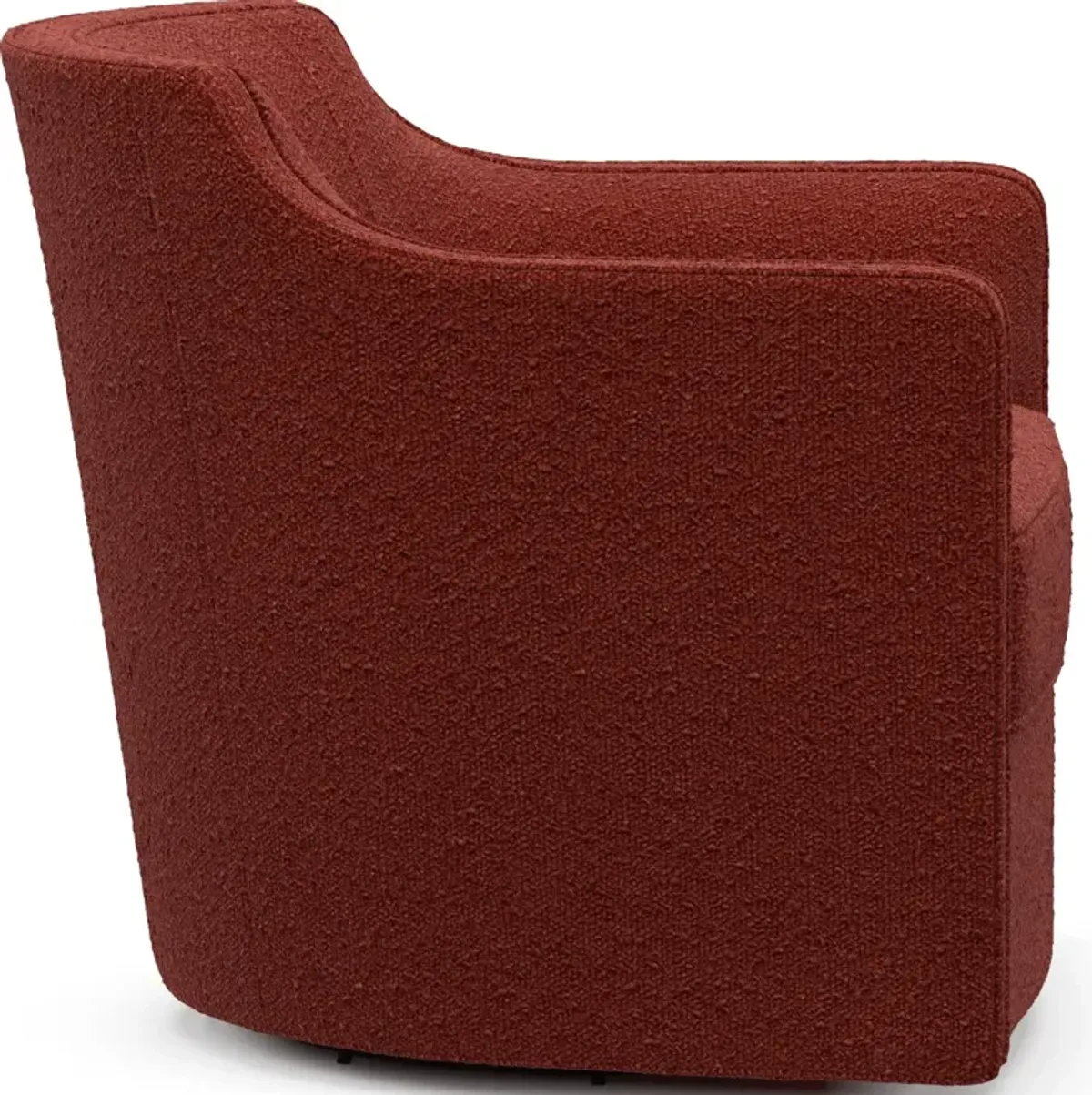 Tegan Accent Swivel Chair - Bloke Brick