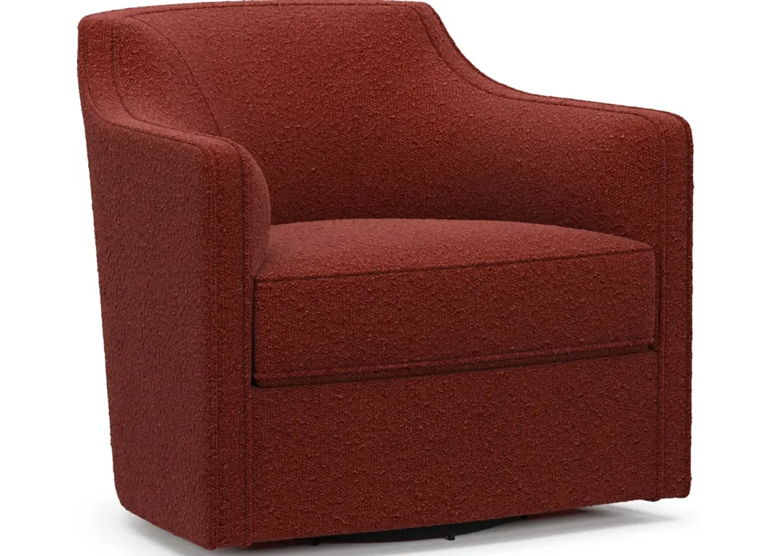 Tegan Accent Swivel Chair - Bloke Brick