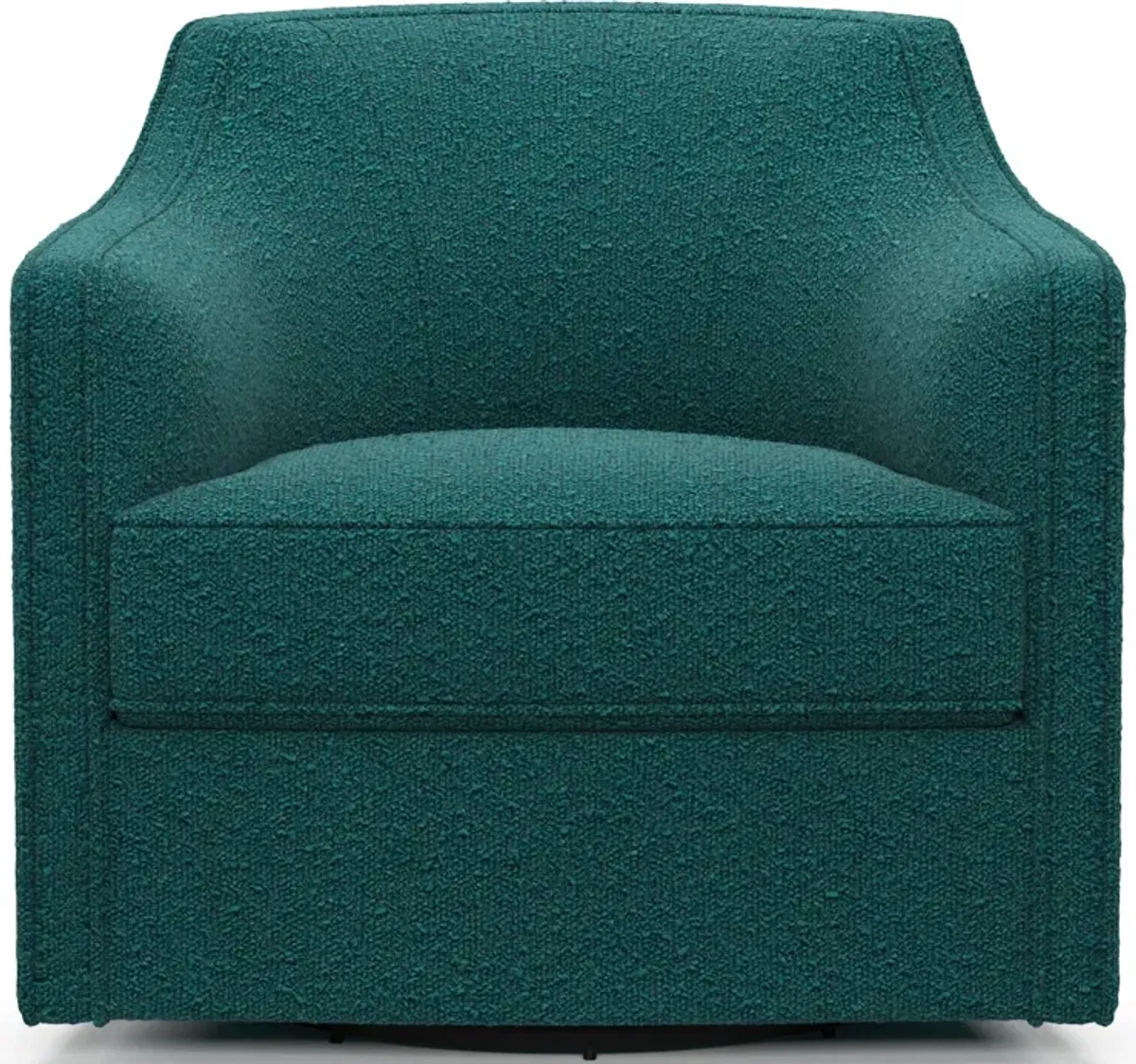 Tegan Accent Swivel Chair - Bloke Peacock