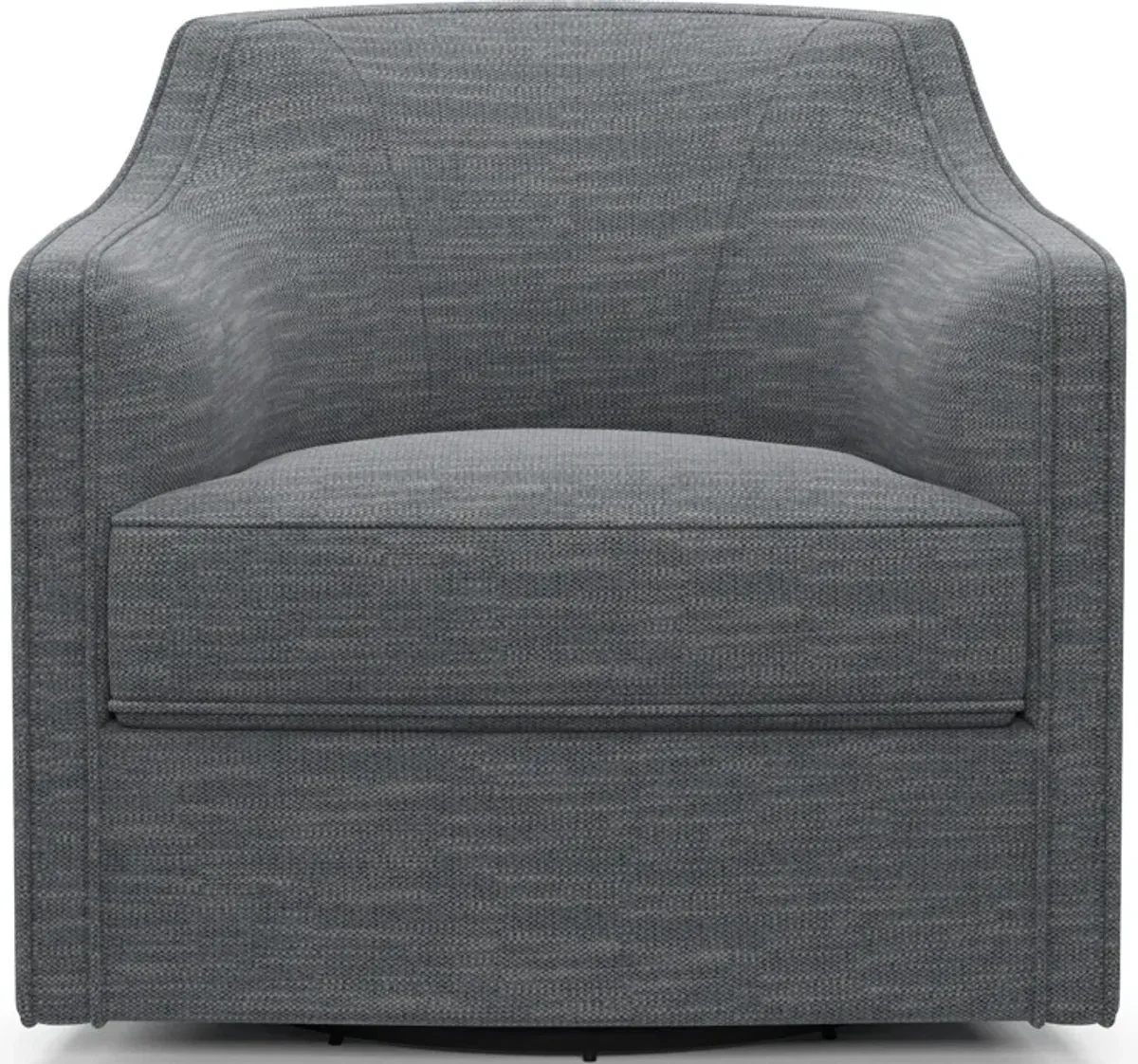 Tegan Accent Swivel Chair - Dudley Indigo