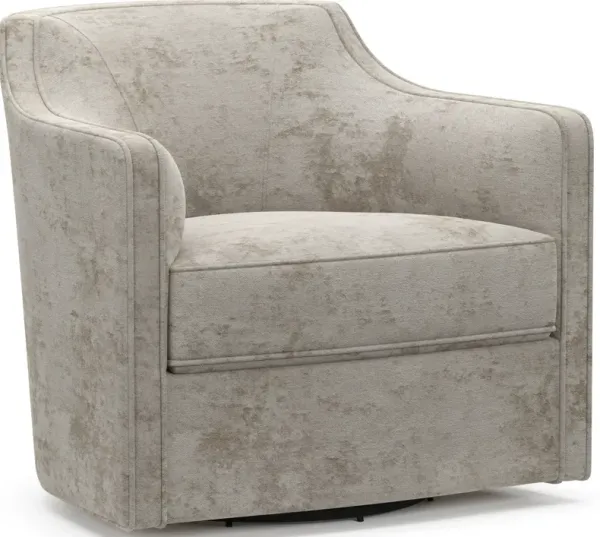 Tegan Accent Swivel Chair - Hearth Cement