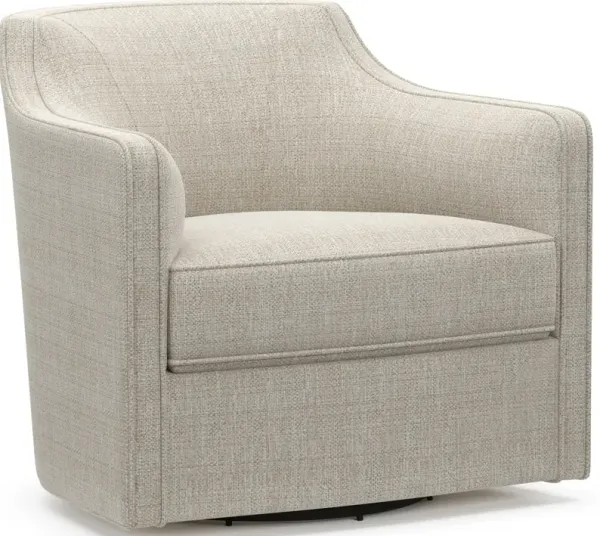 Tegan Accent Swivel Chair - Mason Porcelain