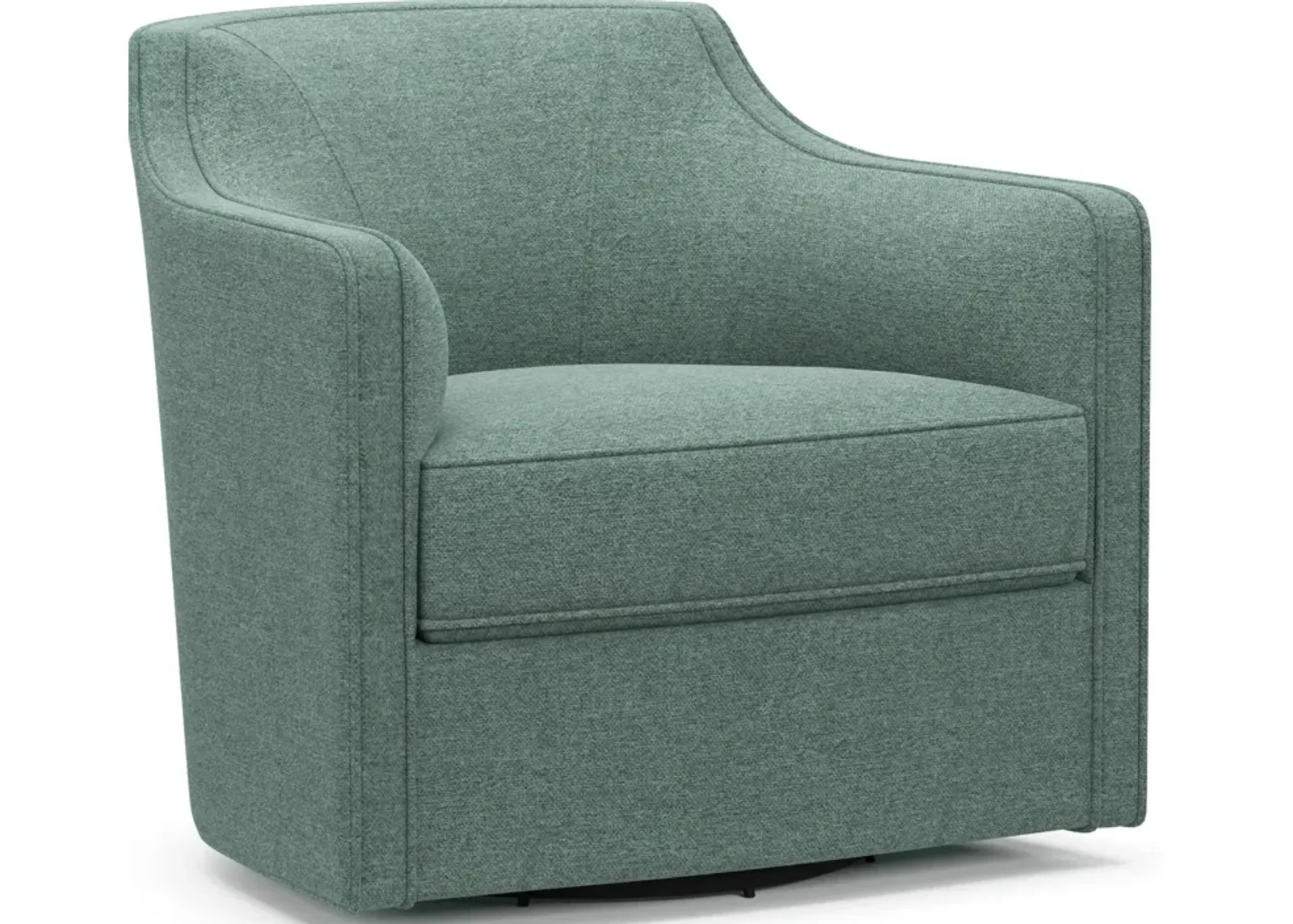 Tegan Accent Swivel Chair - Bridger Jade